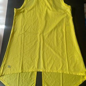 New! Tail Meilani Racerback Tank Yellow sz S